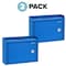 Adiroffice Wall Mountable Medium Size Steel Multi-Purpose Suggestion Drop Box, PK2 ADI631-02-BLU-2pk - alternate 1